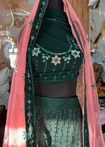 Embellished Lehenga Choli Set unstitched