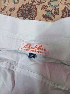 White shool Button-Down Shirt