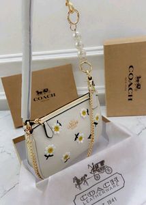 Coach Floral Applique Bag