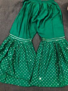 Green Embroidered Kurti
