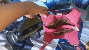 Chic Handbags - Red and Blue 2combo