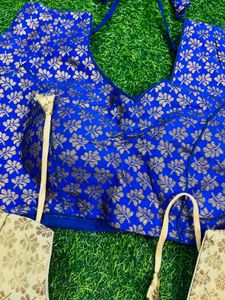 Designer Brocade Blouse Set unused