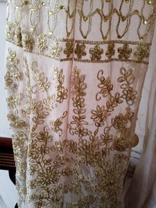 Wedding Dress With Long Shrug