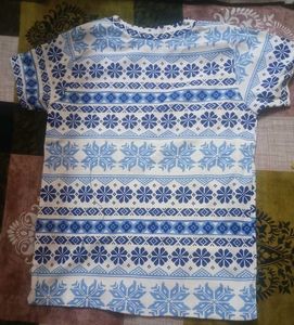 Cute Blue Snowflake T-Shirt