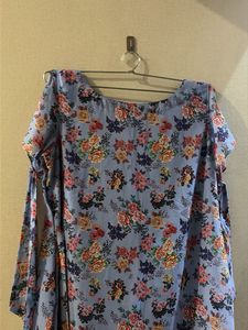 Lavender Floral Mini Dress