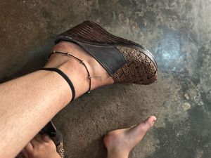 Stylish Brown Wedge Sandals