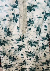 Elegant Floral Print Kurta