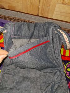 Unique Boho Denim Messenger Bag