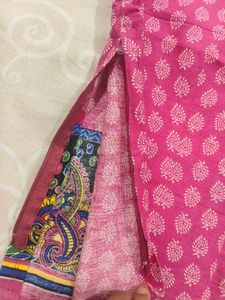 Vibrant Pink Paisley Print Blouse