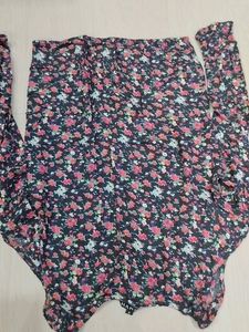 Black Floral Top