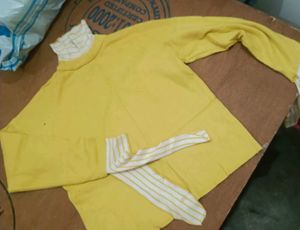 Turtleneck Sweater with Striped