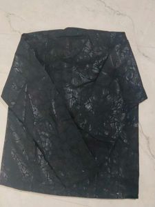 Stylish Textured Black Jacket