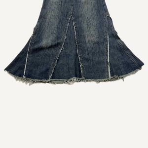 Women's Denim Maxi Skirt