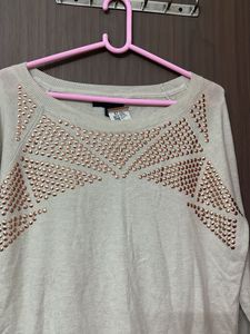 Studded Knit Sweater for m,L and xl