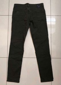 MAD-X Men's Black Olive Slim Fit Jeans