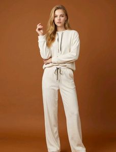 White Corduroy Wide Leg Pants