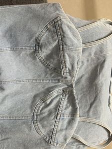 Light Wash Denim Mini Dress