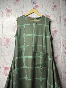 Stylish Green Printed Kurta for Women
