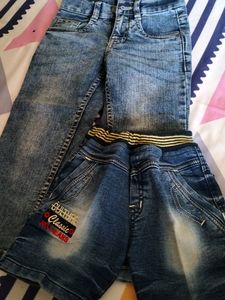 Combo Of Kids Jeans And Shorts
