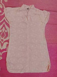 Chic Pink Floral Blouse Top
