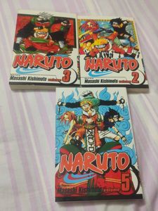 3 Naruto Books