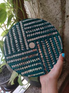 11=Handmade Wall Hanging💙( Clay And Mirrors)