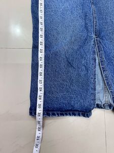 Denim Midi Skirt