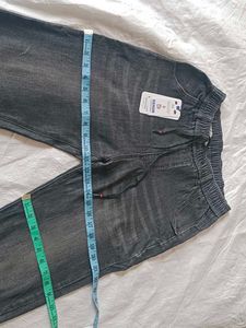Comfy Black Denim Joggers