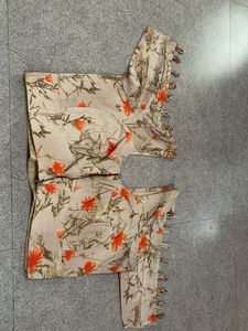 Floral Print Designer Blouse