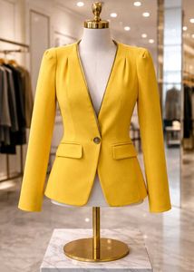 Yellow blazer- Modern Chic
