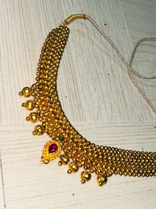 Gold Plated Beaded Necklace