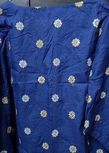 Blue Lawn Embroidery Kurta