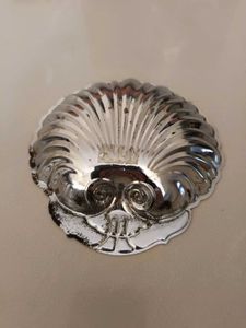 Decorative Silver Shell Trinket Dish