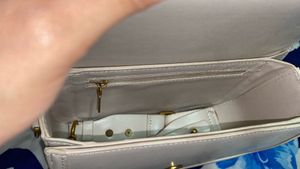 Charles &amp; Keith White Saddle Bag
