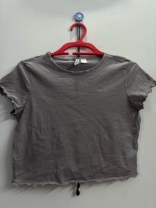 Grey Basic T-Shirt
