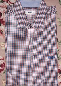 Men's FILA Gingham Button-Down Shirt