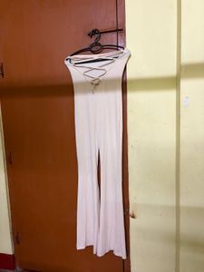 back criss -cross jumpsui