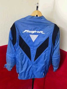 Blue Fighter Motorcycle Jacket