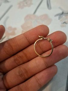 Elegant Cross &amp; Crystal Ring