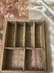 Wooden organizer jewellery box