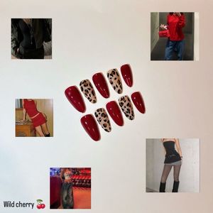 wild cherry Press-On Nails
