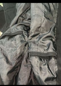 Stylish Black Peacoat Jacket