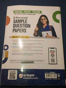 Arihant Math 12th Sample Papers for CBSE 2025