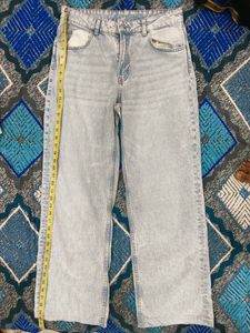 Light Wash Wide Leg Jeans
