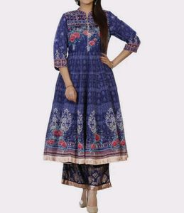 BIBA branded Floral Print Anarkali Kurta