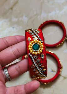 bangles from dhaage...some diamonds came out as seen in pics