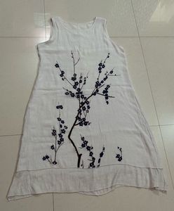 White Floral Dress