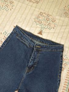 Women's Dark Wash Wide Leg Jeans