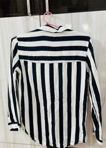 Striped Button-Down Shirt