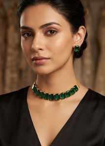 ✨ FRESH ARRIVAL ✨Emerald Choker  Set